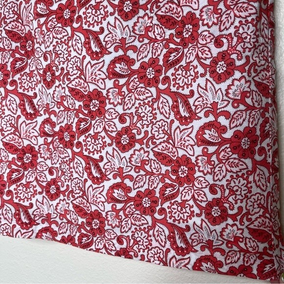 American Eagle Outfitters AEO Floral Lined Front Tie Coral Skirt Pockets Women 4 - Picture 5 of 13